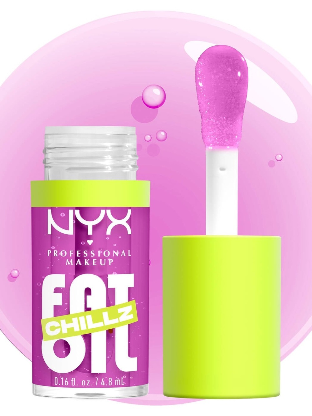 NYX Fat Oil Chillz Lip Gloss — Strawberry 🍓 Slush